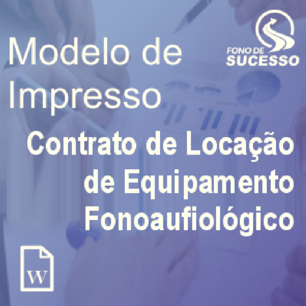 Contrato de Locação de Equipamento