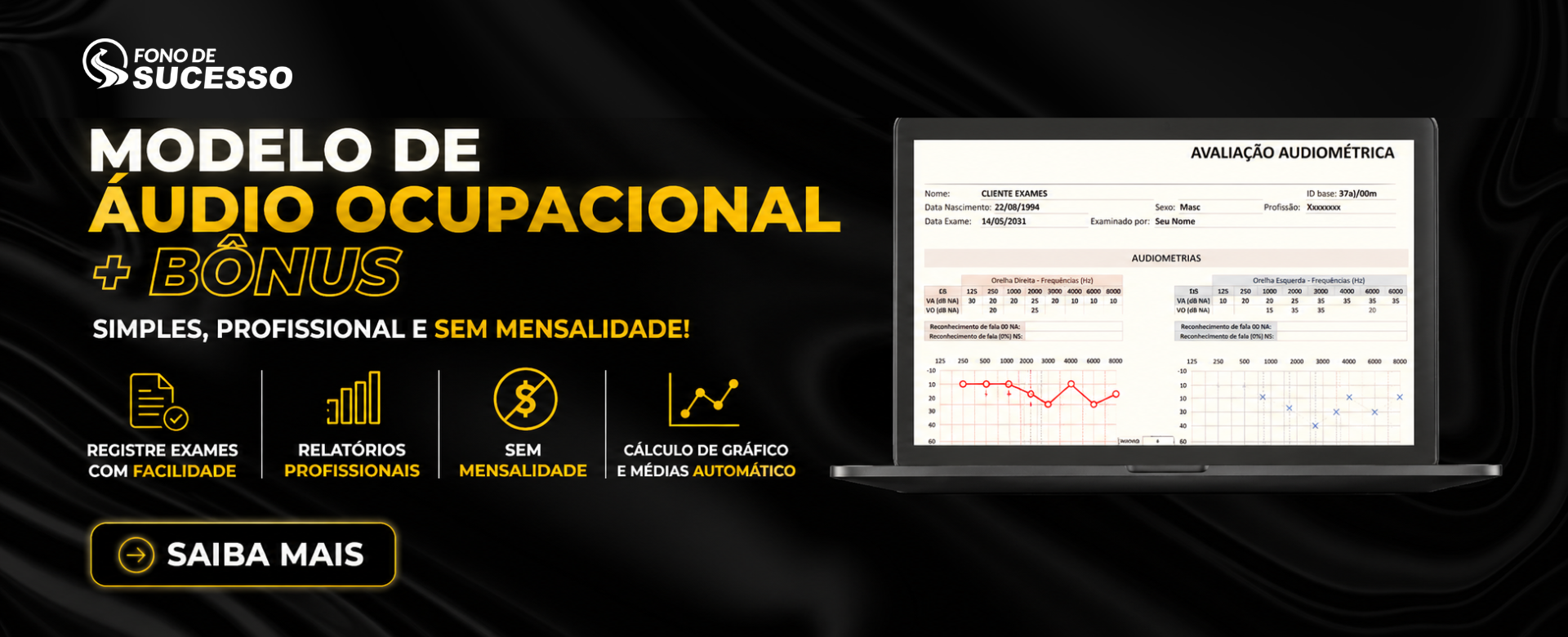 Modelo Audiometria Audiologia