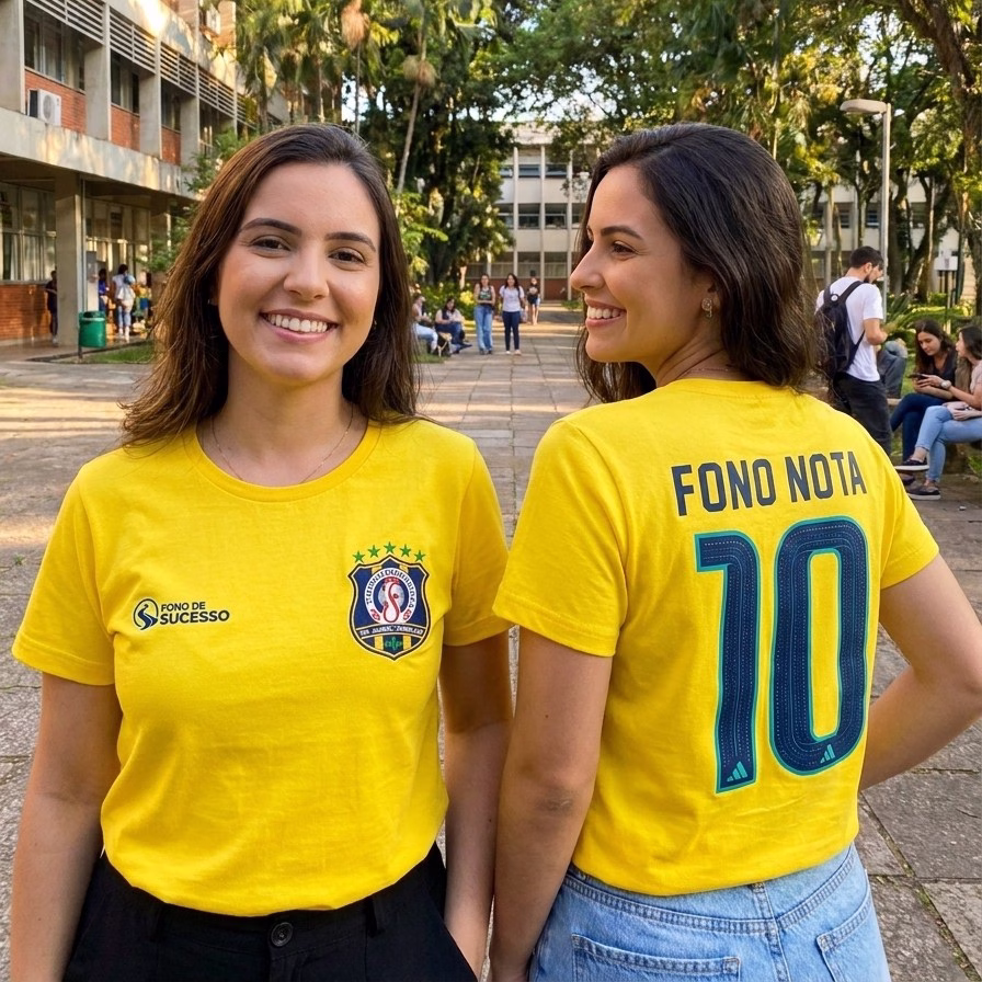 Camiseta Personalizada fonoaudióloga fonoaudiologia Copa do Mundo
